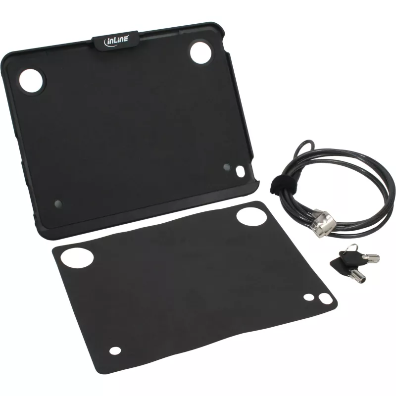 InLine iPad Sicherheits-Case-Ständer mit Sicherheitsschloss und Schlüssel 2 m