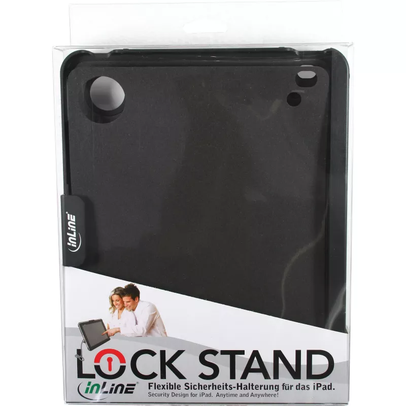 InLine iPad Sicherheits-Case-Ständer mit Sicherheitsschloss und Schlüssel 2 m