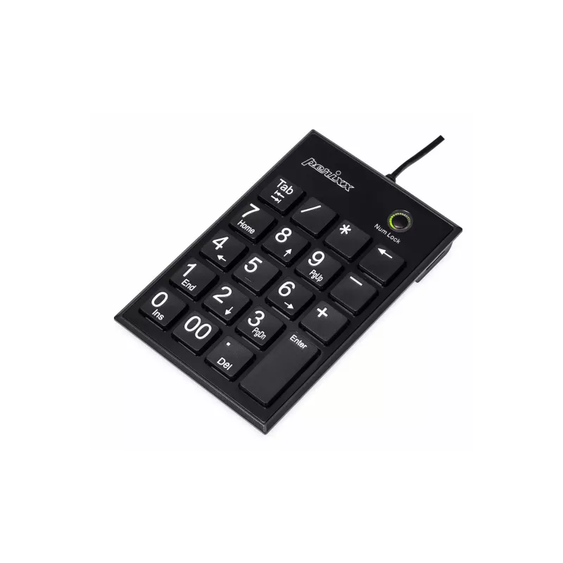 InLine 57161E Tastatur Universal USB Nein Schwarz