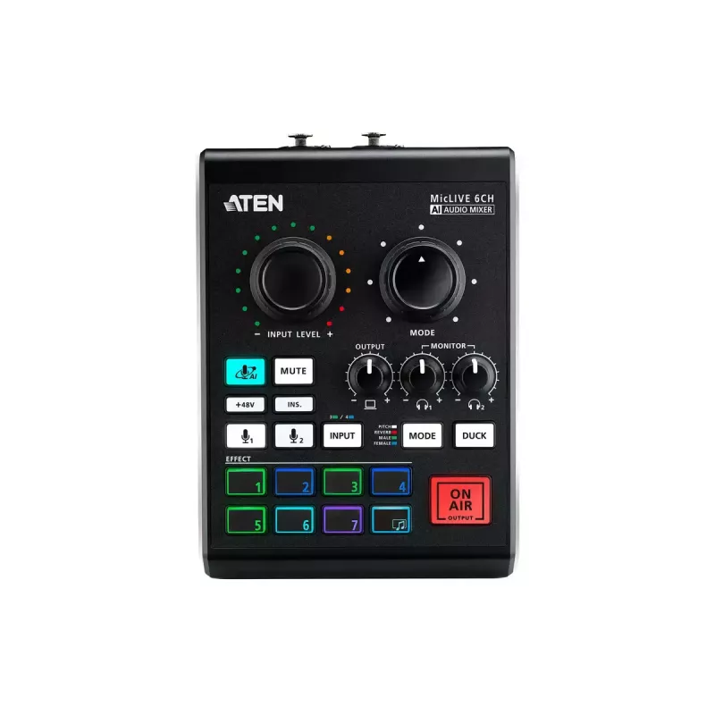 Audio Mixer ATEN MicLIVE 6-CH 6 Kanäle 24 Bit 96 kHz