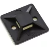 Kabelbinder-Klebemontageplatten InLine 40×40 mm schwarz, 10 Stück