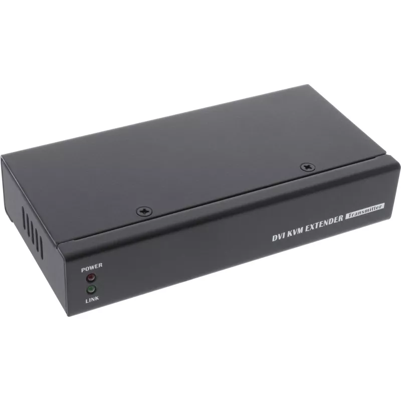 InLine DVI USB KVM Extender over TP Kabel with Audio up to 50m