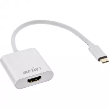 InLine USB Display Konverter, USB-C Stecker auf HDMI Buchse (DP Alt Mode) 4K/60Hz