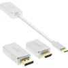 InLine USB Display Konverter Set 6-in-1, 4K/60Hz silber