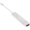 InLine USB Display Konverter Set 6-in-1, 4K/60Hz silber