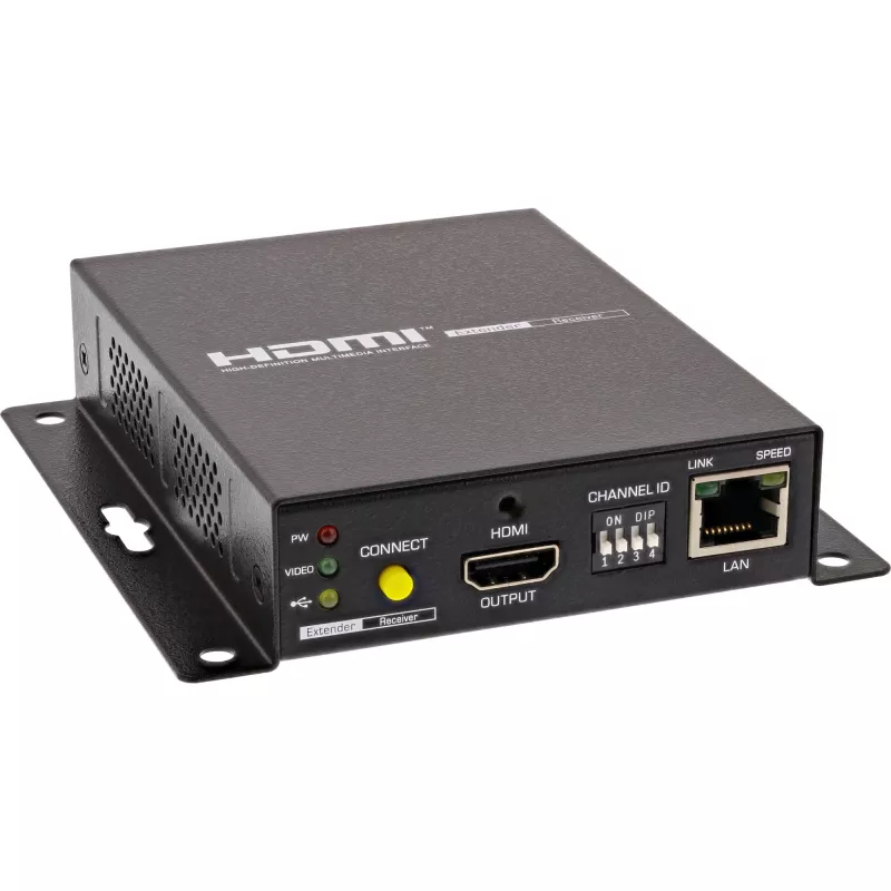 KVM-Extender InLine 64601 4K HDMI USB over IP bis zu 100 m