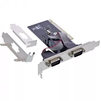 InLine PCI Multi I/O Controller Card 2 DB9 Serial Ports