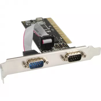 InLine PCI Multi-I/O-Controllerkarte 2 DB9 serielle Schnittstellen