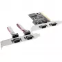 InLine PCI Multi I/O Controller Card 4 DB9 serielle Anschlüsse
