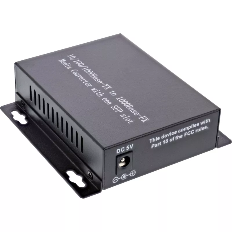 InLine Netzwerk-Mediakonverter 10/100/1000Mb/s TP zu SFP FO, MM, 550m