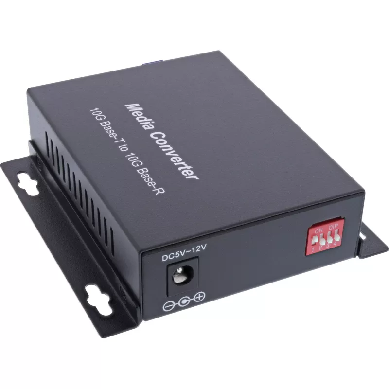 InLine 66659F Netzwerk-Medienkonverter 10000 Mbit/s 1310 nm Einmodig Schwarz