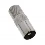 Koaxialadapter IEC Stecker Antenne auf F-Buchse InLine 69915D
