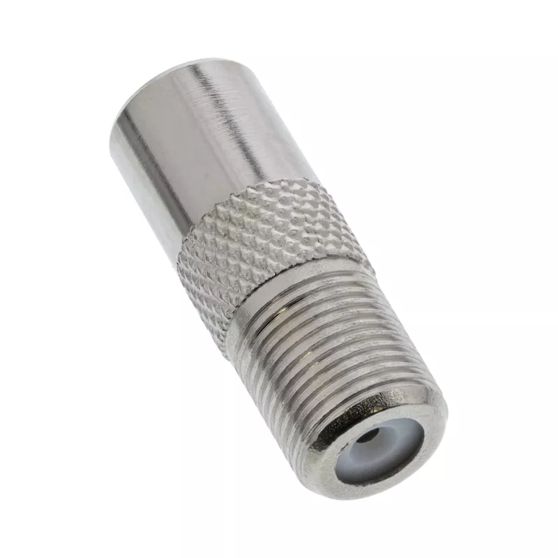 Koaxialadapter IEC Stecker Antenne auf F-Buchse InLine 69915D