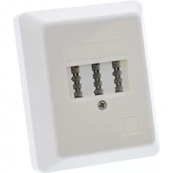 InLine Telefondose Aufputz TAE-N/F/N (Deutsch)