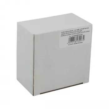 InLine ISDN Wanddose 2x RJ45 Buchse 2x 8 Port 69988B