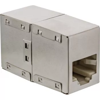 InLine Cat.5e Adapter vollständig geschirmt Metall 2x RJ45 Buchse-Buchse direkt