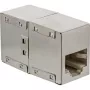 InLine Cat.5e Adapter vollständig geschirmt Metall 2x RJ45 Buchse-Buchse direkt