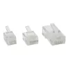 InLine Modular-Stecker 6P4C / RJ11 für flaches Kabel, 10 Stk.