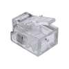 InLine Modular-Stecker 6P4C RJ11 zum Crimpen auf Rundkabel, 10 St.