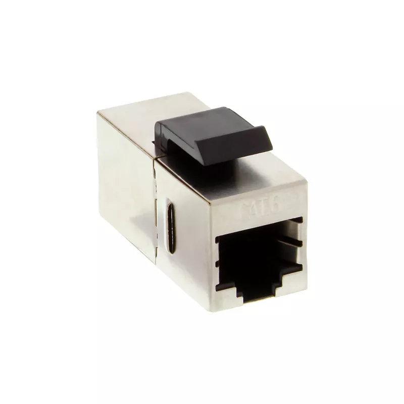 InLine RJ45 Modul Buchse zu Buchse SNAP-In Cat.6 STP 74206M