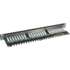 InLine Patch Panel 19 Zoll Cat.5e 24 Port 1U schwarz RAL9005