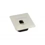 InLine Cat.6 Anschlussdose 2x RJ45 Buchse RAL9010 weiß horizontal