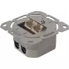 InLine 75602K Wandanschlussdose, Aufputz- oder Unterputzmontage, 2x RJ45 vertikal