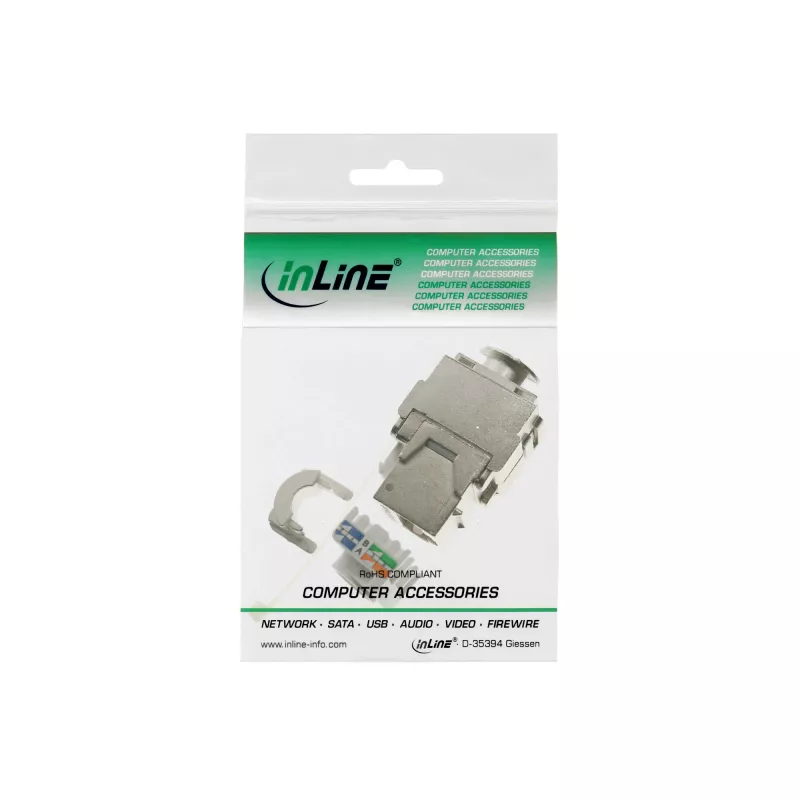 InLine RJ45 Keystone Jack Snap-In-Modul Cat.6a 76201A