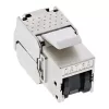 InLine RJ45 Keystone Jack Snap-In-Modul Cat.6a, mit Staubschutzabdeckung schwarz