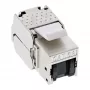 InLine RJ45 Keystone Jack Snap-In-Modul Cat.6a, mit Staubschutzabdeckung schwarz