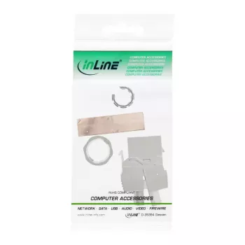 RJ45 Keystone Jack Snap-In Modul InLine 76202F Cat.6a