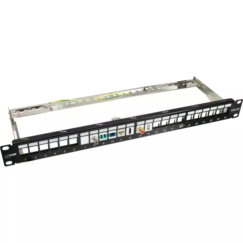 RJ45 Keystone Jack Snap-In Modul InLine 76202F Cat.6a