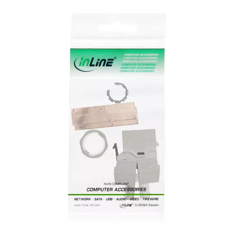 InLine RJ45 Keystone Jack Snap-In-Modul Cat.8.1