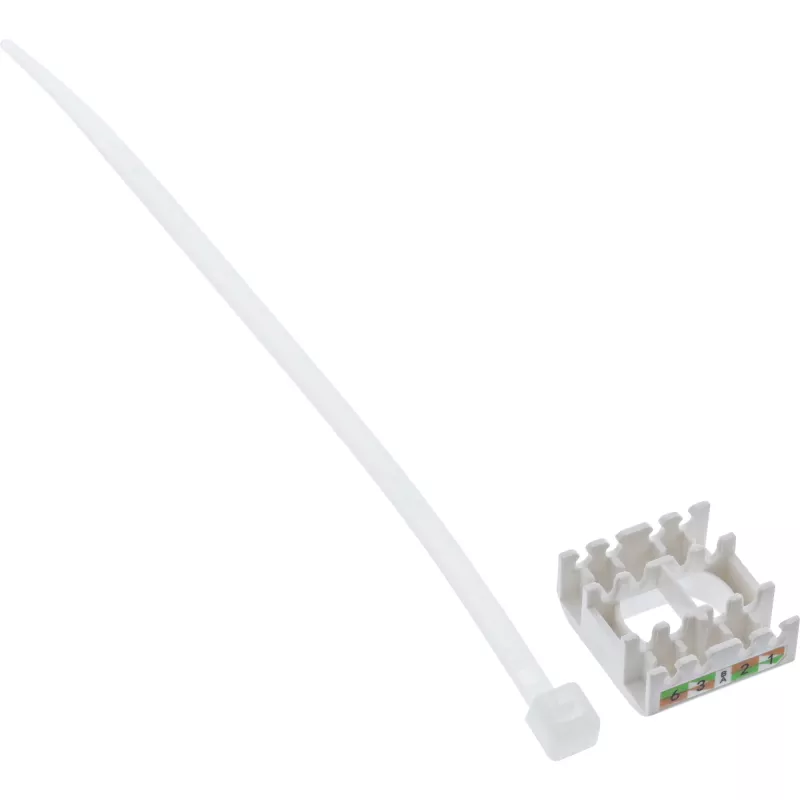 InLine RJ45 Keystone Jack Snap-In Modul Cat.8.1 Flach Metallisch 1 St.