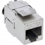 InLine Keystone RJ45 Jack schlank, SNAP-In, Cat.6A, integrierter Kabelbinder