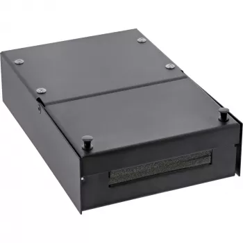 InLine Surface Mount Box für Keystone 4x RJ45 schwarz 76202X