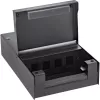 InLine Surface Mount Box für Keystone 4x RJ45 schwarz 76202X