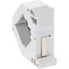 InLine Keystone-Halterung für Hutschiene, 1-Port, hellgrau
