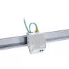 InLine Keystone SNAP-In Glasfaser-Keystone-Modulhalter, 1-Port für Hutschiene