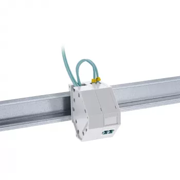 InLine Keystone SNAP-In Glasfaser-Keystone-Modulhalter, 1-Port für Hutschiene
