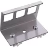 InLine 76203E Metall Keystone Snap-In Hutschienenhalterung, 3-fach