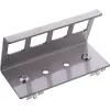 InLine 76203F Metall Keystone snap-in Hutschienen-Montagehalterung, 4-fach
