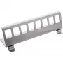 InLine 76203H Metall-Keystone-Schnappbefestigung für Hutschienenmontage, 8-Port