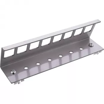 InLine 76203H Metall-Keystone-Schnappbefestigung für Hutschienenmontage, 8-Port