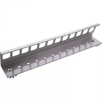 InLine 76203I Metal Keystone Schnappbefestigung für DIN-Schiene, 12-Port