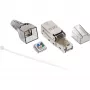 InLine RJ45-Stecker Cat.6A 500MHz feldkonfektionierbar geschirmt 76204A
