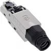 InLine RJ45-Stecker Cat.6A 500MHz, feldkonfektionierbar, geschirmt, mit Schraubkappe