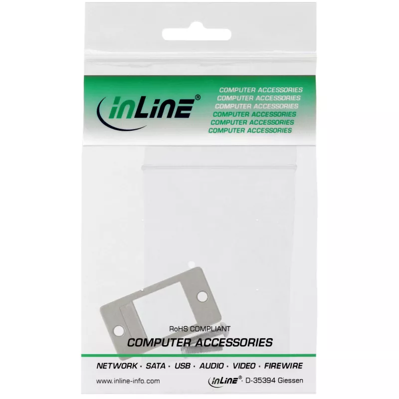 InLine Keystone SNAP-In Modulhalter, einzeln, Metall, für flache Oberflächen