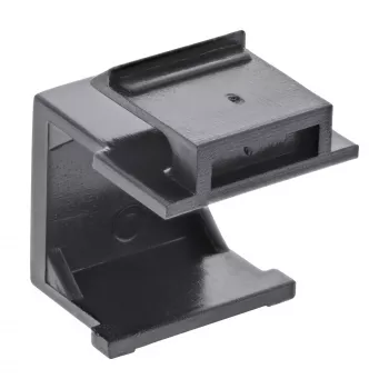 InLine Keystone SNAP-In Blindabdeckung für Modulschacht, schwarz, 10 Stk.