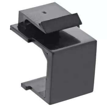 InLine Keystone SNAP-In Blindabdeckung für Modulschacht, schwarz, 10 Stk.